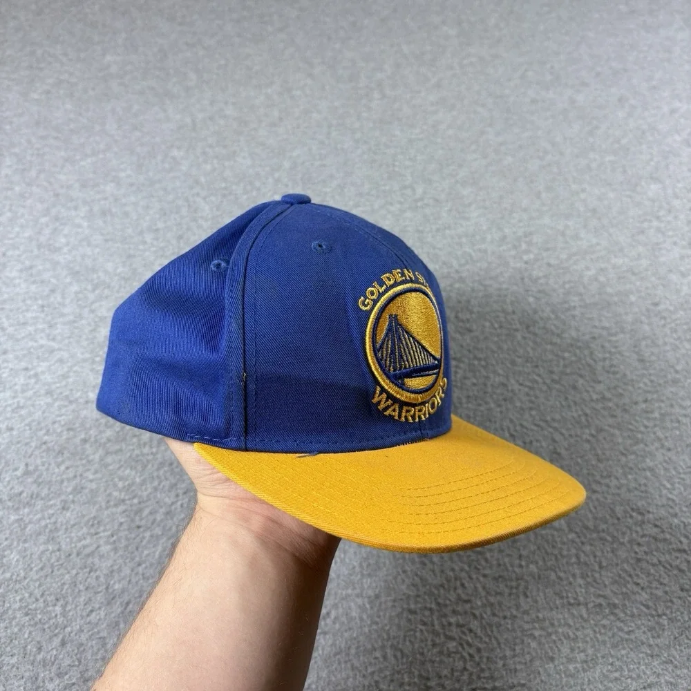 Golden State Warriors Youth Snapback Hat Blue Yellow NBA Basketball Cap 2 Tone